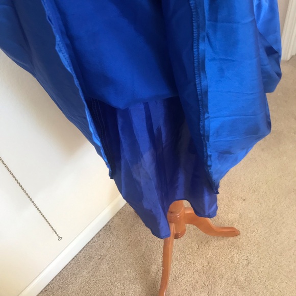 1950’s Style Marilyn Monroe Royal Blue Halter Dress size Small vintage pre2000 - Picture 9 of 11